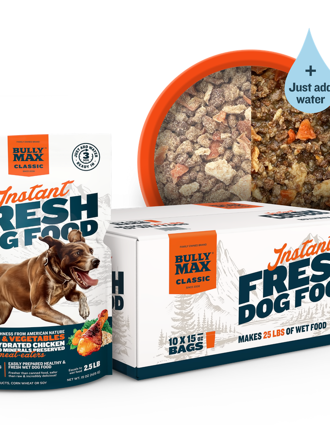 Bully Max Classic Instant Fresh Dog Food 10 Pack (Makes 25 lbs.) Best Price