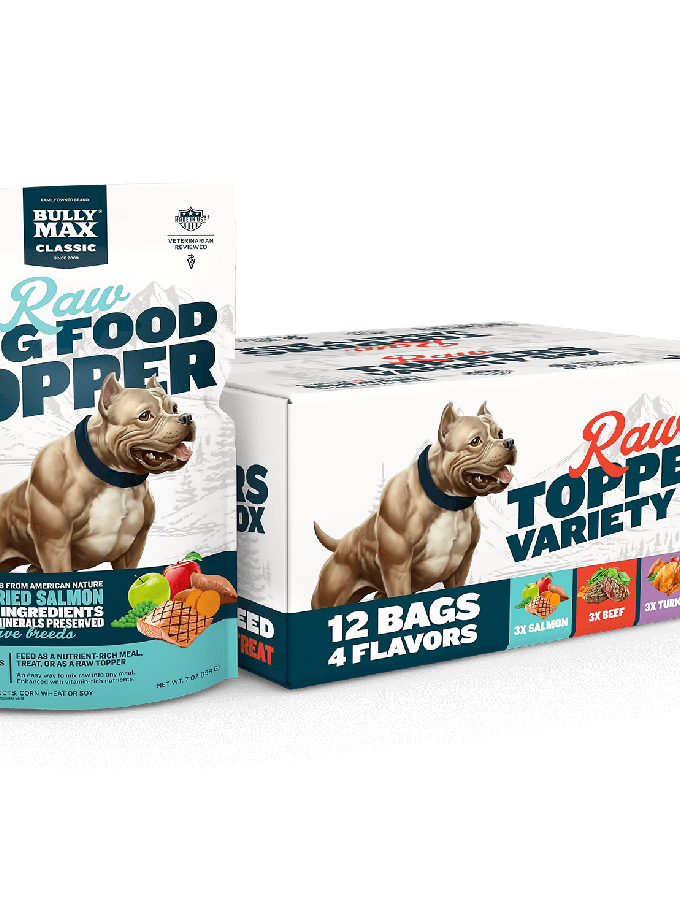 Bully Max Freeze-Dried Raw Topper 12ct Variety Pack Box Best Buy