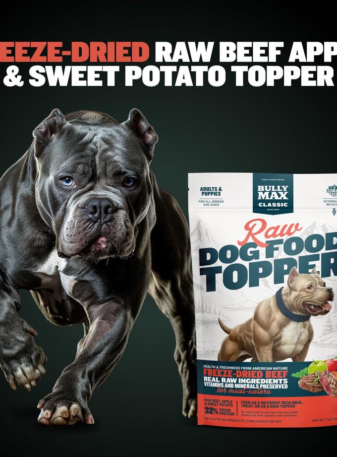 Freeze-Dried Raw Dog Food Toppers Beef Flavor High Quality