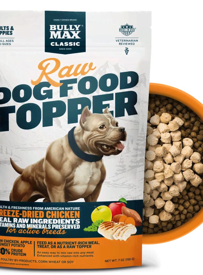 Freeze-Dried Raw Dog Food Toppers Chicken Flavor For Sale