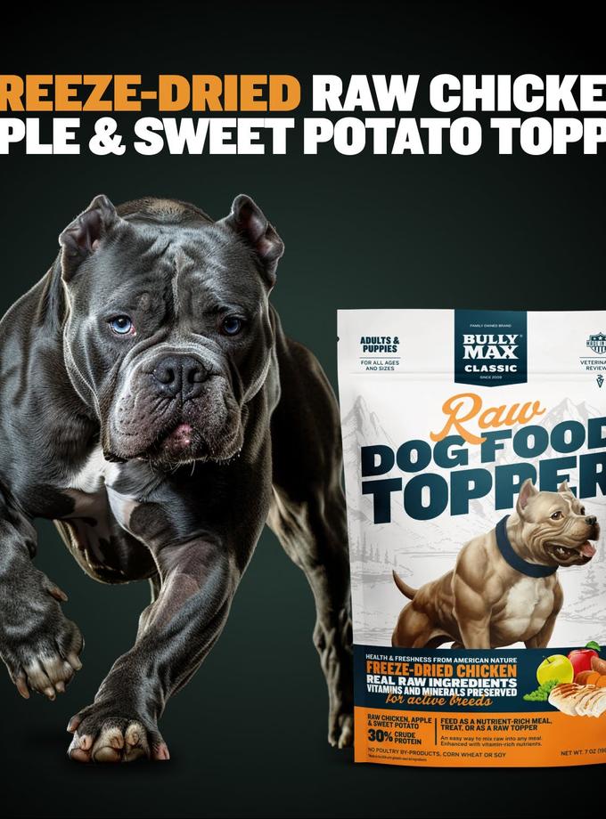 Freeze-Dried Raw Dog Food Toppers Chicken Flavor For Sale