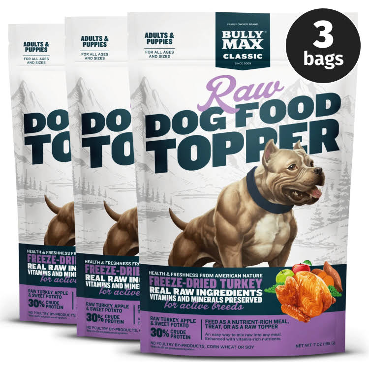 Freeze-Dried Raw Dog Food Toppers Turkey Flavor Free shipping